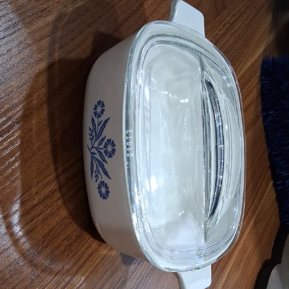 Corningware White Casserole Dish with Embossed Design